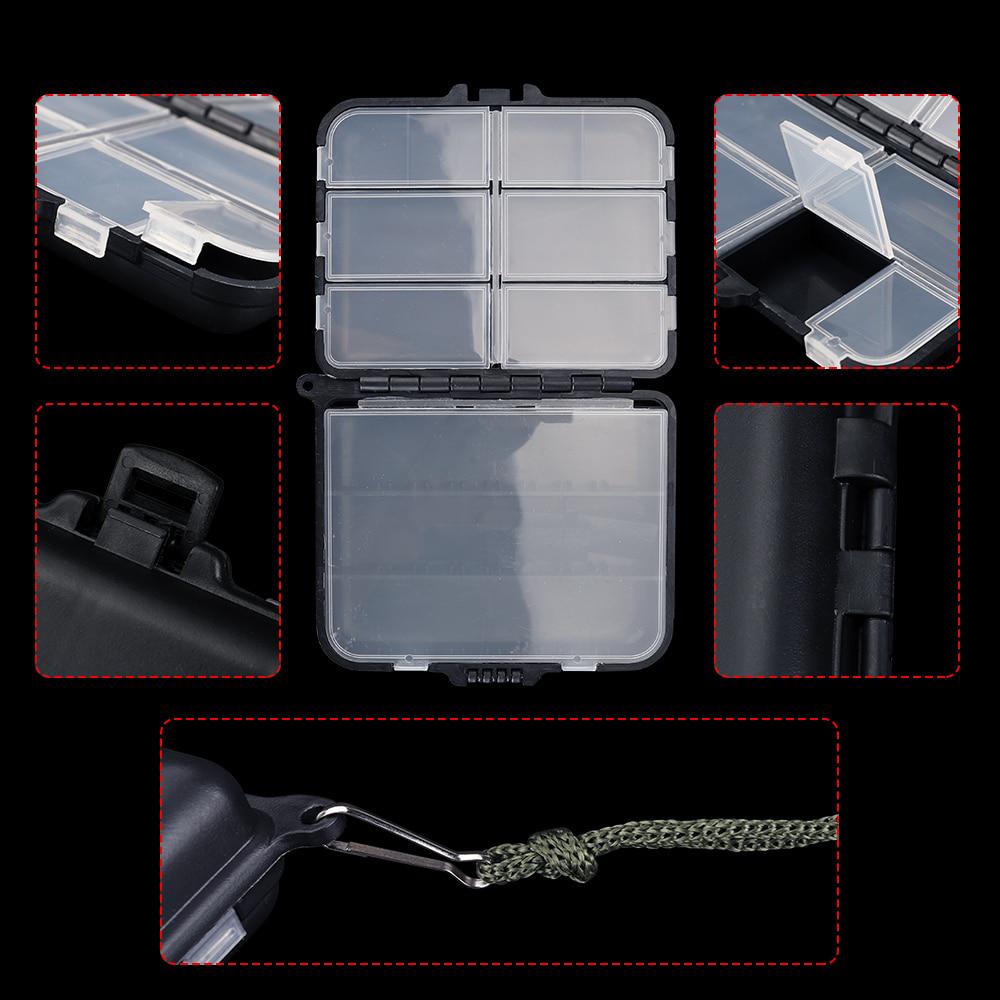 18 Compartments Storage Case Fishing Box Lure Hook Bait Box Fishing Tackle Holder Accessories Pesca