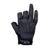 Gamakatsu Stretch Fishing Gloves (3 Cut) GM7291 Geometric Black L