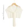 Summer Ice Silk Sun Protection Shawl: Lightweight Knitted Shoulder Protector & Scarf