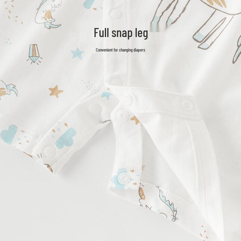 Guaiqixiong Baby Short Sleeve Cotton Romper