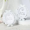 4Pcs Vintage Baroque Oval Photo Frame Mini Resin Picture Display