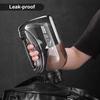 2.8L large capacity sports kettle with straw Black with portable handle outdoor fitness kettle