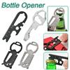 Multifunctional Pocket EDC Multi Tool Keychain Bottle Opener Hexagon Wrench Measuring Ruler Outdoor Survival Gear Gadget