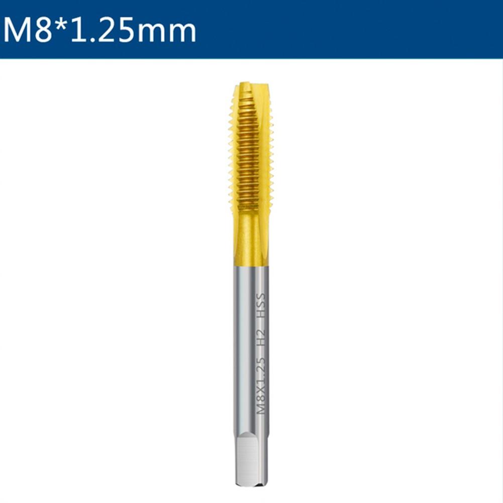 М2-М12 HSS Кобальтосодержащий Метчик для Нарезания Резьбы Машинный Метчик Сверлильные Инструменты Нержавеющая Сталь Специальная Титановое Покрытие Нарезание Резьбы
