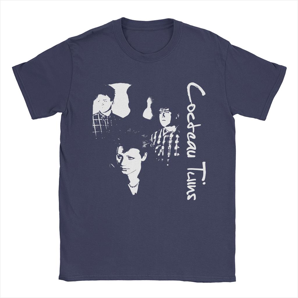 Мужская женская футболка Cocteau Twins Band, хлопковая футболка с графическим принтом, верхняя одежда