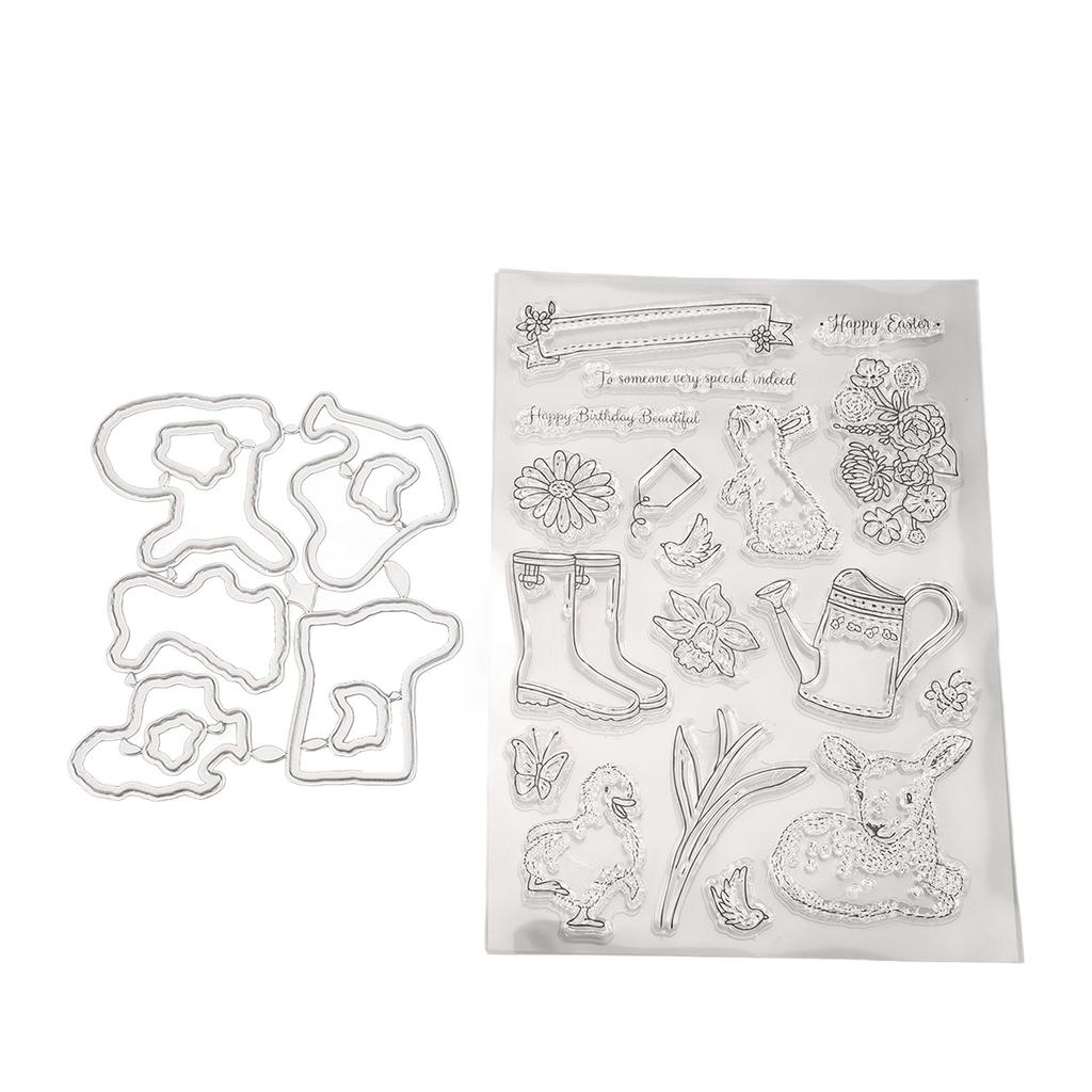 Прозрачные штампы, прозрачные, многоразовые, простые в использовании, для резьбы и тиснения, для изготовления открыток