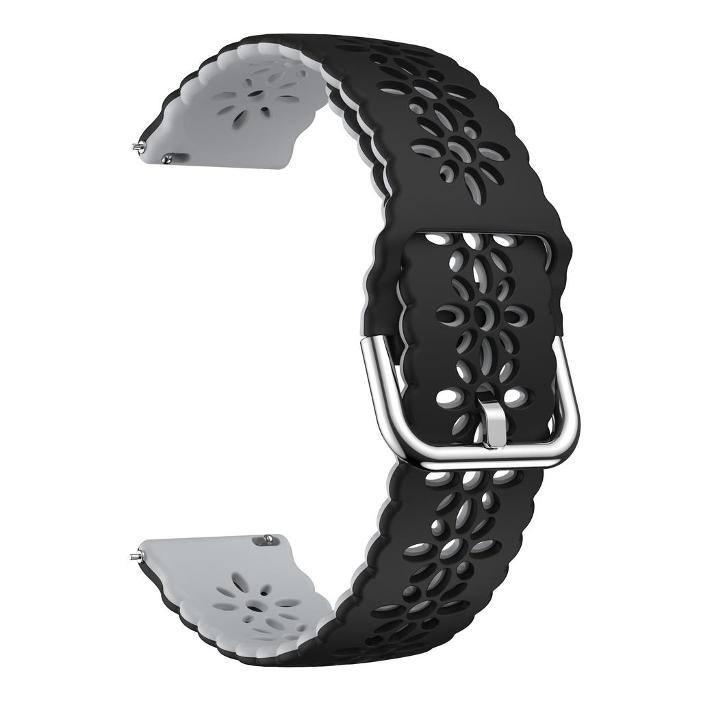 20 мм сменный ремешок для Samsung Galaxy Watch 5 44 мм 40 мм Pro 45 мм/Active 2/Galaxy Watch 4, кружевной силиконовый ремешок для женщин и девушек
