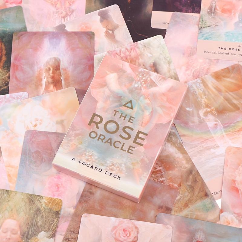 The Rose Oracle Tarot Card Deck - 44 Card Mystery Game Set with Standard Edition E-Guidebook, Divination and Witchcraft Tools for Guidance and Insight