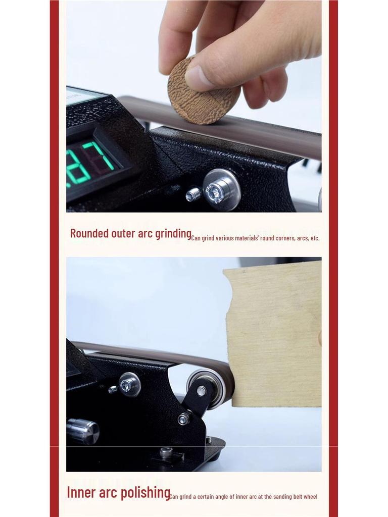 Мини шлифовальный станок для заточки ножей с лентой из оксида алюминия 330*30 мм