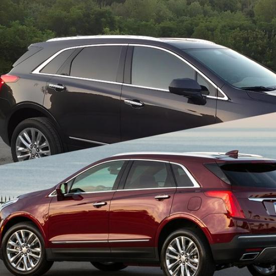 For Cadillac XT5 2017- Gloss Black Pillar Posts Set Door Trim Piano Cover 6X