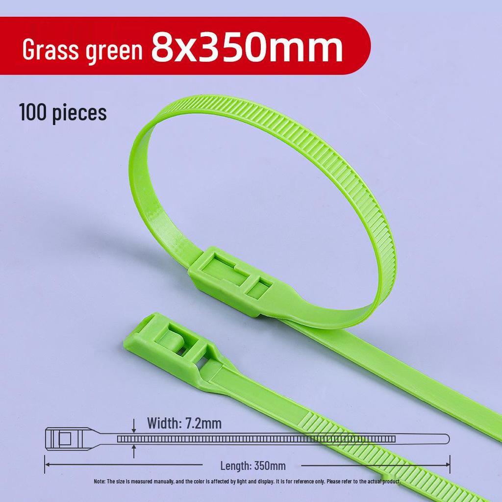 Нейлоновая самозатягивающаяся кабельная стяжка Naughty Castle для детского парка (8x350x400) - Особый цвет