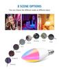 Умная светодиодная лампочка Tuya WiFi Zigbee E14 Лампы-свечи RGB CW Диммируемая светодиодная лампа Для Alexa Google Home Alice Управление приложением eWeLink