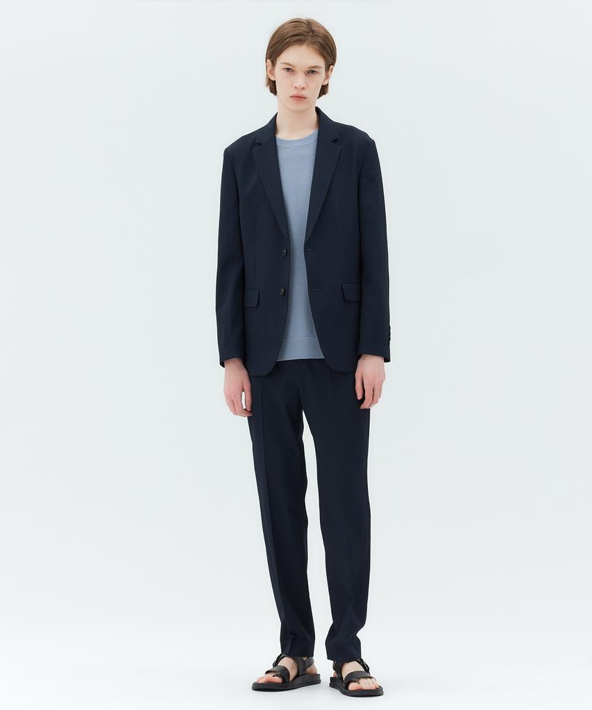 MINDBRIDGE [Cool] Tapered Fabric Modified Elastic Waist Pants Mypt3103