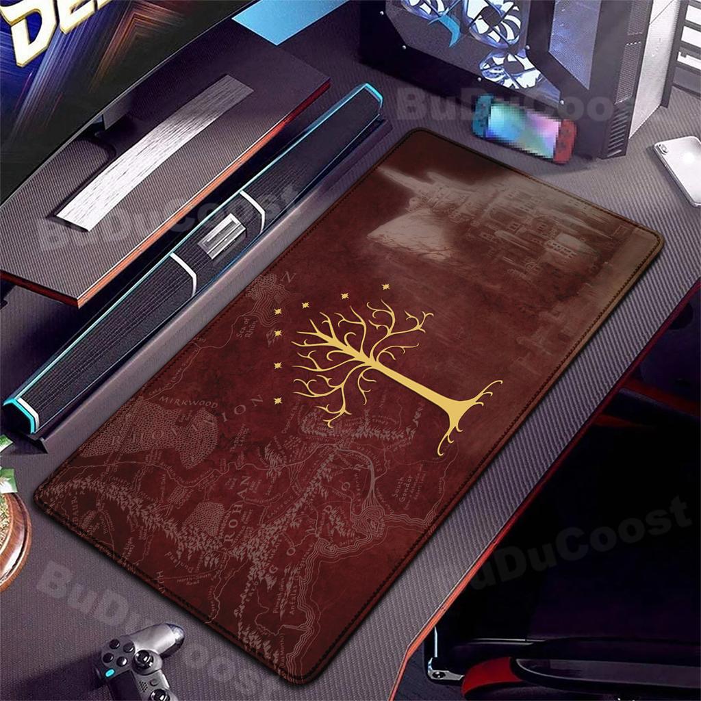 Xxl Anime Rings Of The Lords Game Cabinet Desktop Protect Mat xcm Laptop Gaming Accessories Keyboard Nonslip Mouse Pad Rugs