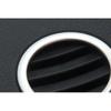Silver Steel Vent Trim For Benz E-Class 2009-2015 Dashboard L&R Air Outlet 2PCS