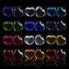 6-30mm Colored Heart-shaped Acrylic Ear Gauge Tunnels Plugs Ear Expander Stretcher Body Jewelry
