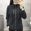 Spring and Autumn Polar Fleece Jacket Women's Fleece Plus Velvet Thickened Stand-up Collar Cardigan Outdoor Sports Warm Sweater Top