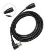 Flexible 5 Pin DIN Male to Female Adapter Cable Plug and Play Right Angle Adapter  MIDI Keyboard