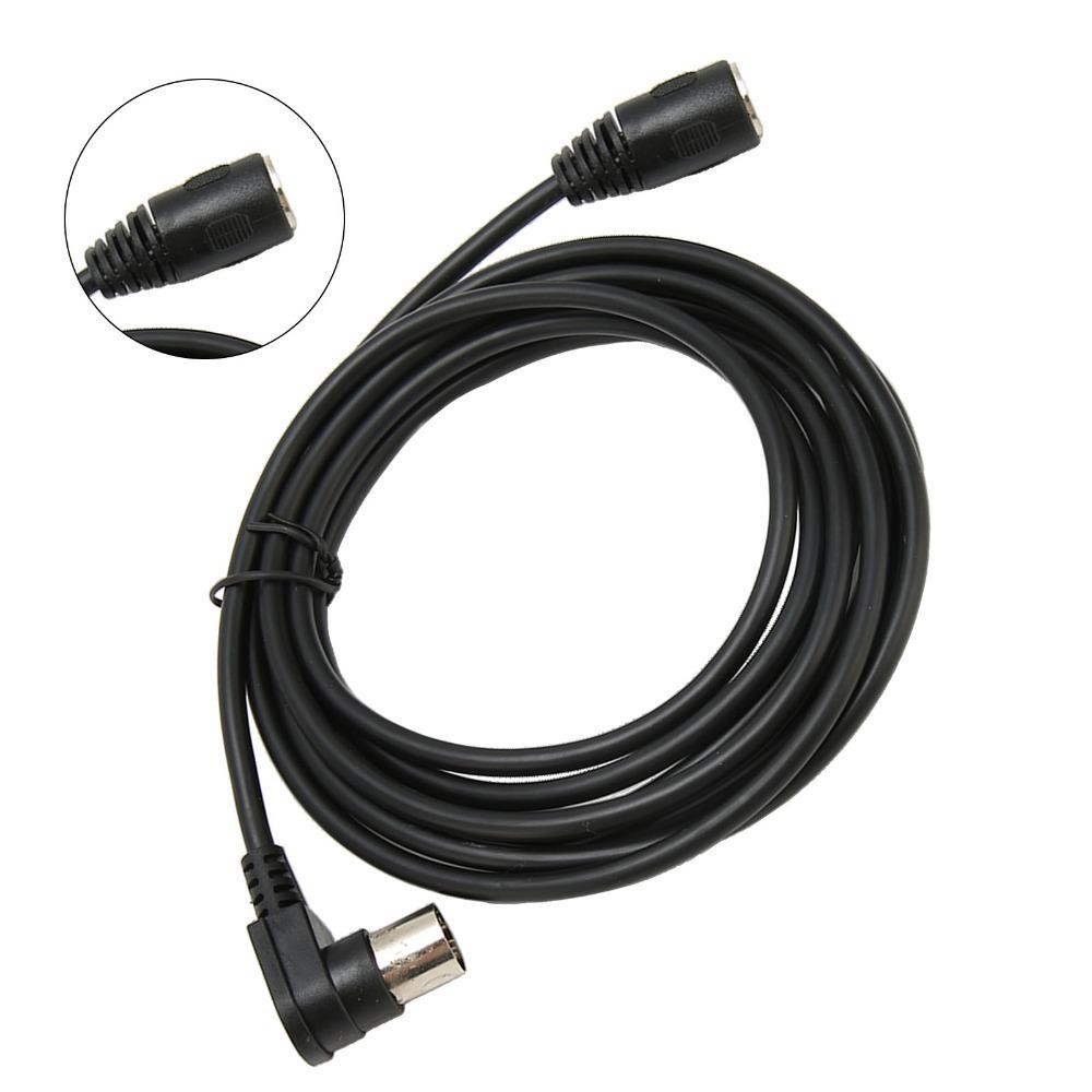 9.8ft 5 Pin DIN Male to Female Adapter Cable Flexible Right Angle Adapter MIDI Keyboard