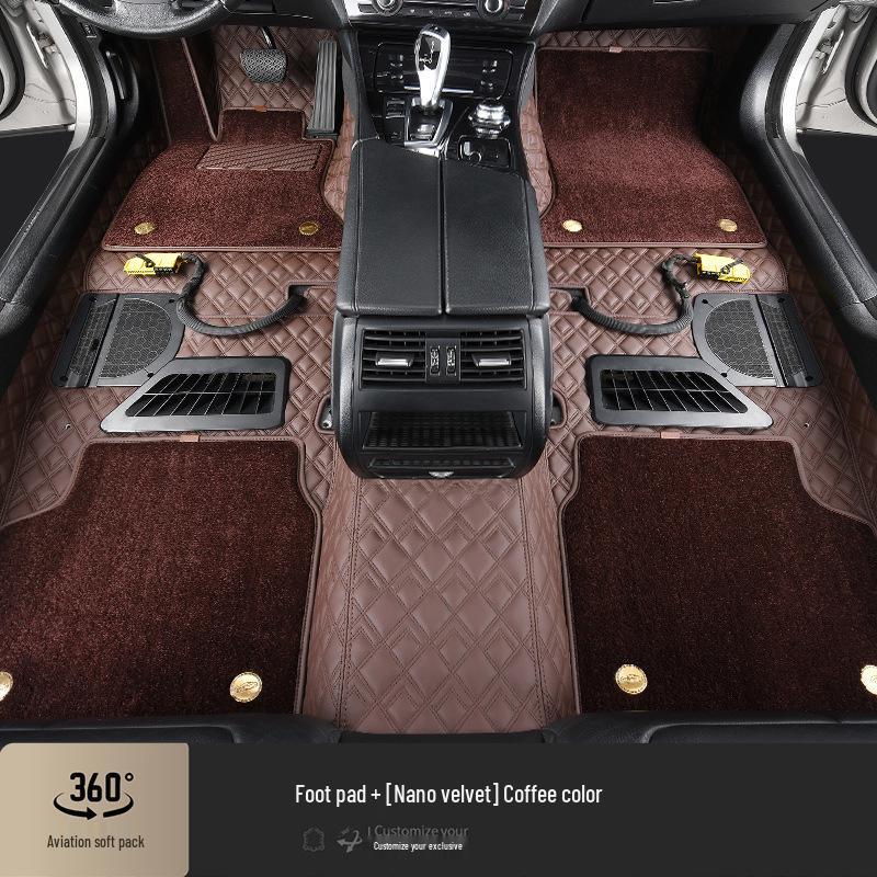 Индивидуальные кожаные коврики для пола 360° для Haval H6 и Geely Xingyuan - Удобные, Нескользящие, Специальные для автомобиля