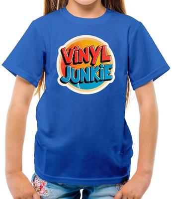 Vinyl Junkie - Детская футболка - Музыка DJ Пластинка Пластинки Коллекционер LP Проигрыватель