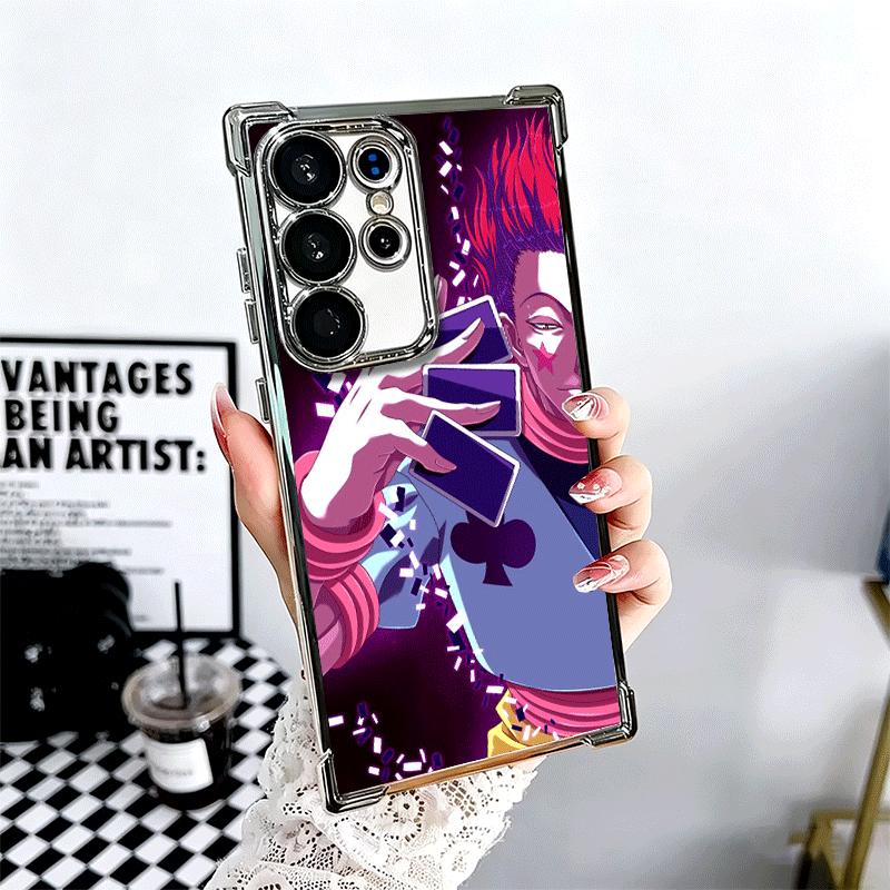 Чехол для телефона Hunter X-Hunters Hisoka Мягкий для Samsung Galaxy S26 Ultra S25 Edge S24 FE S23 Plus S22 S21 + S20 Покрытие Защита от падения Fu