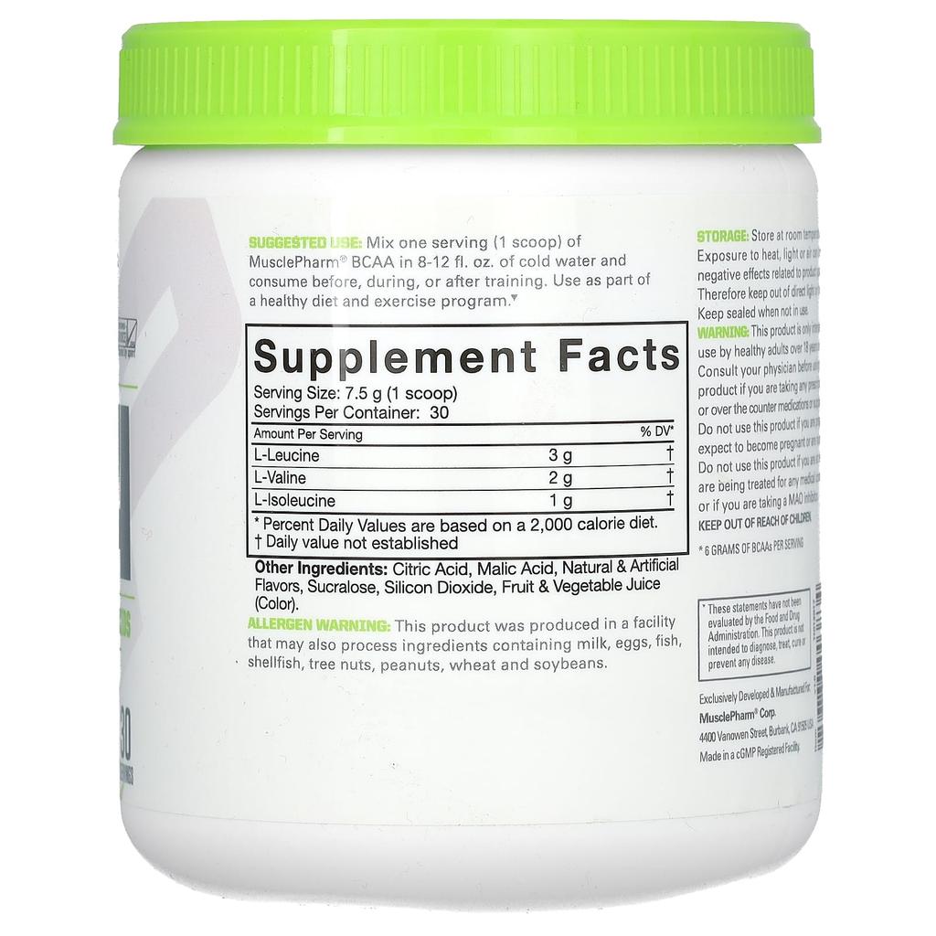 Essentials, Bcaa, Blue Raspberry, 225G(0.50Lb)