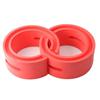 2pcs Car Shock Absorber Tool Spring Bumper Buffer Power Cushion Coil Damper Red