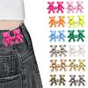 Alloy Nail-free Button Removable Bear Waist Buckle Fashion Adjustable Button