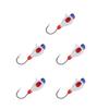 5 шт. Зимний набор мормышек для подледной рыбалки Крючки Приманки для окуня, судака, краппи Микро 5 мм Снаряжение для подледной рыбалки