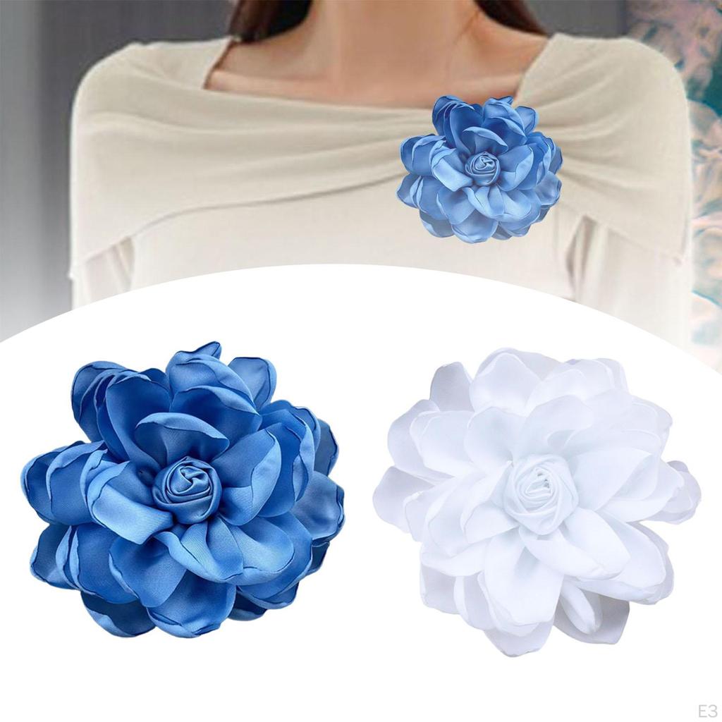 Цветочная брошь, заколка для волос, булавки для лацкана, аксессуары для волос для банкета, одежда для танцев