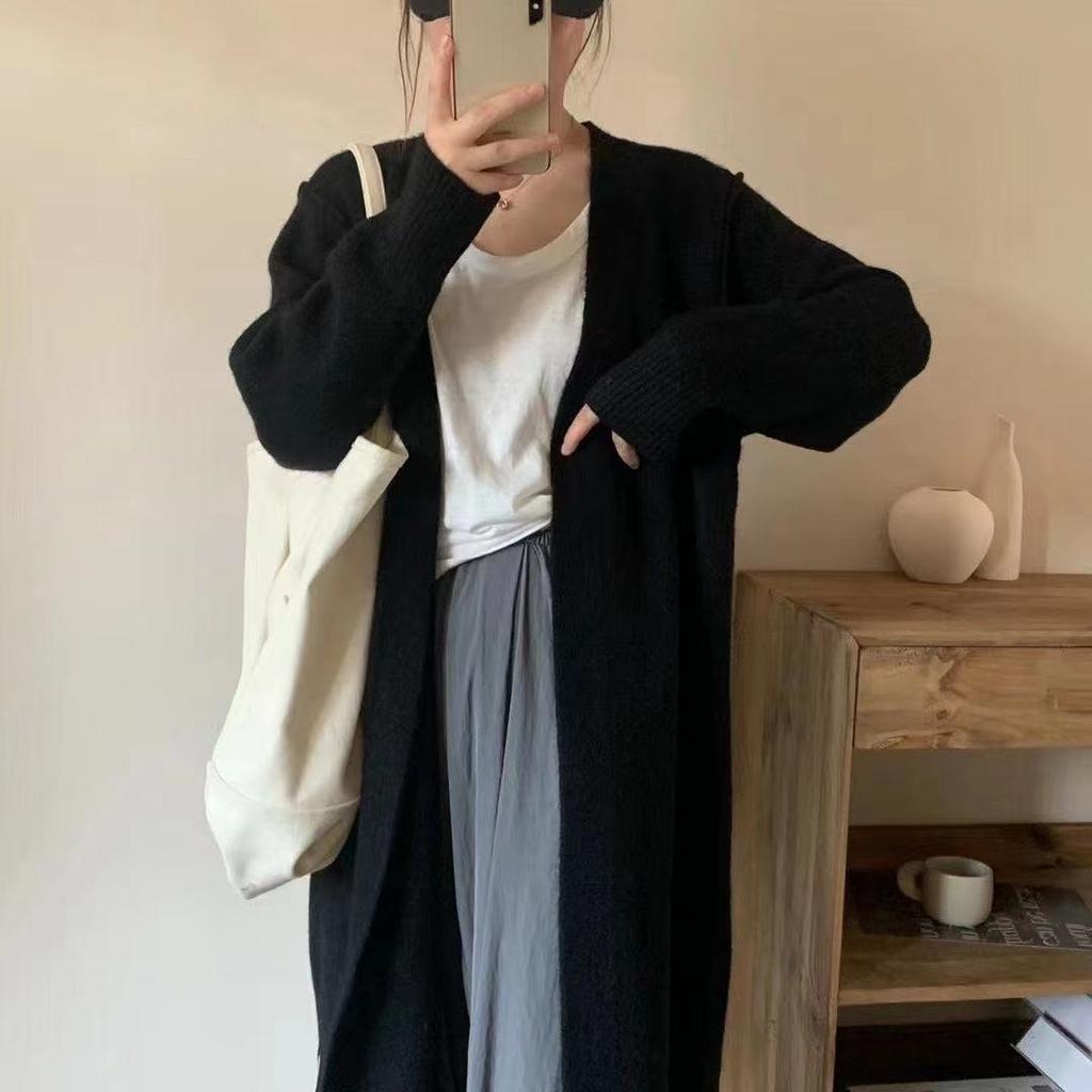 Женский свитер в иностранном стиле, женский свободный кардиган, женское пальто, платье Pure Desire