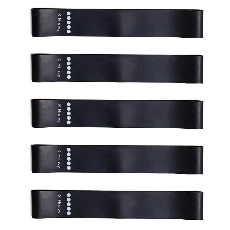 5 шт. набор эспандеров для йоги, эспандер для приседаний, тренировочный пояс, пилатес, кроссфит, упражнения, фитнес-группы, оборудование для спортзала
