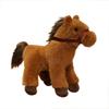 Simulation Horse White Horse Doll Plush Toy Foal Doll With Bit Bridle Birthday Gift