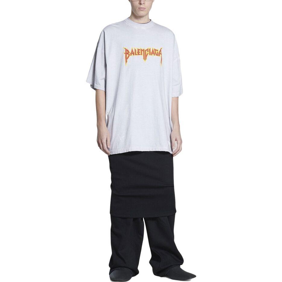Balenciaga Metal Vintage Oversized T Shirt 694576TMV880901