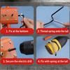 Heavy Duty Wire Puller Handheld Cable Puller Portable Cable Threading Tool  Wall Installation