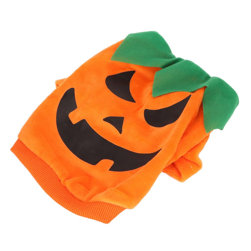 Футболка для собак на Хэллоуин, милые тыквенные призраки, мягкая эластичная одежда для косплея домашних животных для маленьких и средних собак и кошек
