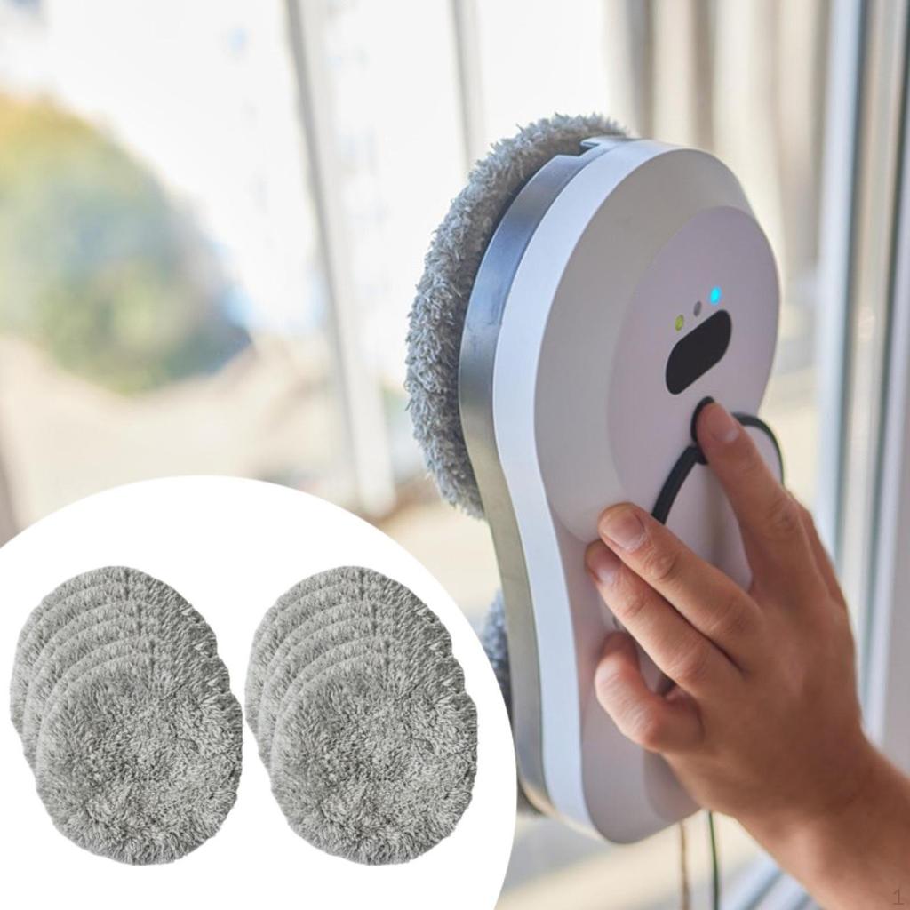 12 шт. сменных накладок для робота-мойщика окон, чистящая накладка, швабра для робота-мойщика окон