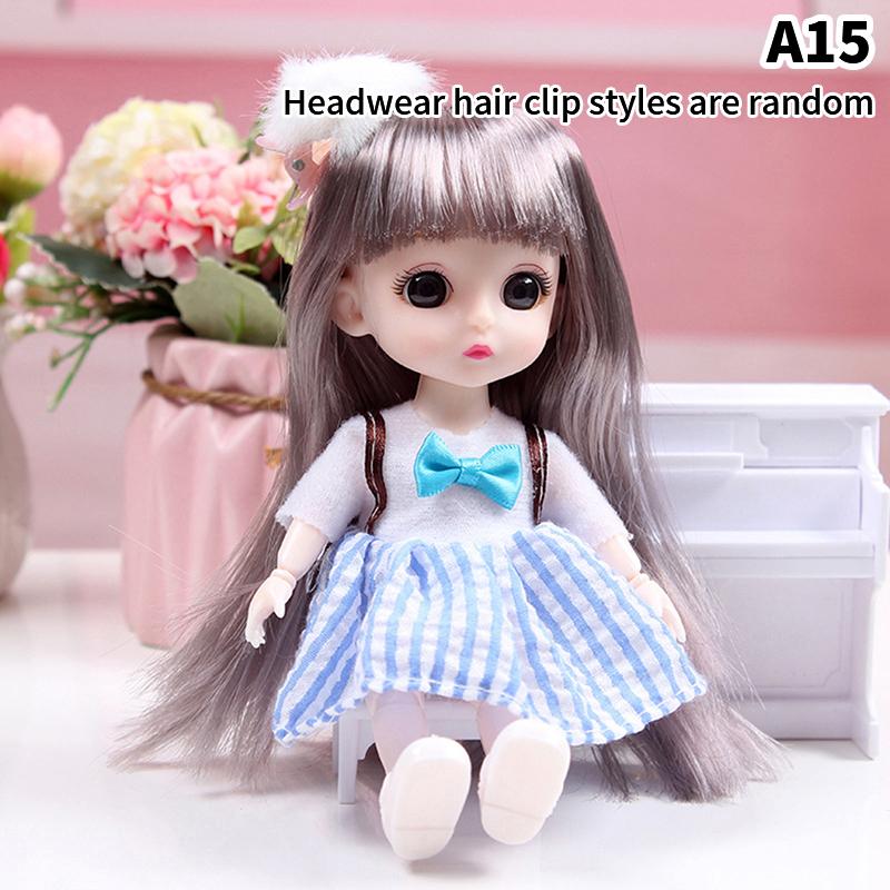17 см кукла с одеждой обувью DIY подвижные суставы принцесса фигурка подарочные игрушки