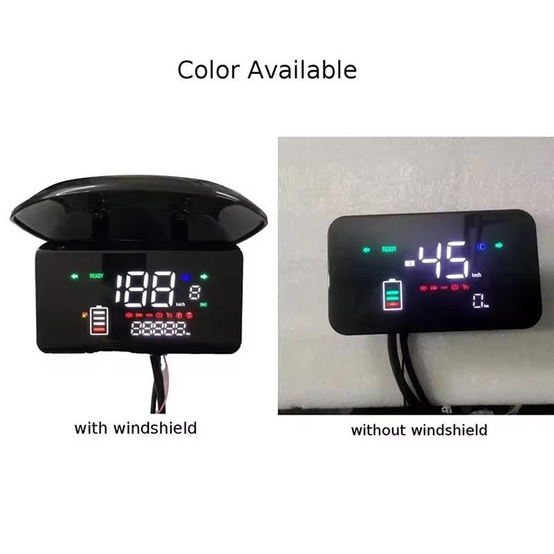 Дисплей спидометра для электровелосипеда 48В 60В 72В LCD Панель Цифровой прибор Комплект для обновления Подходит для самокатов