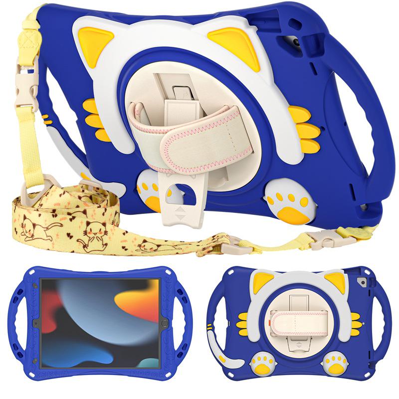 Мультяшный силиконовый защитный чехол для iPad 10,2 дюйма/Air 10,5, противоударный чехол для детей