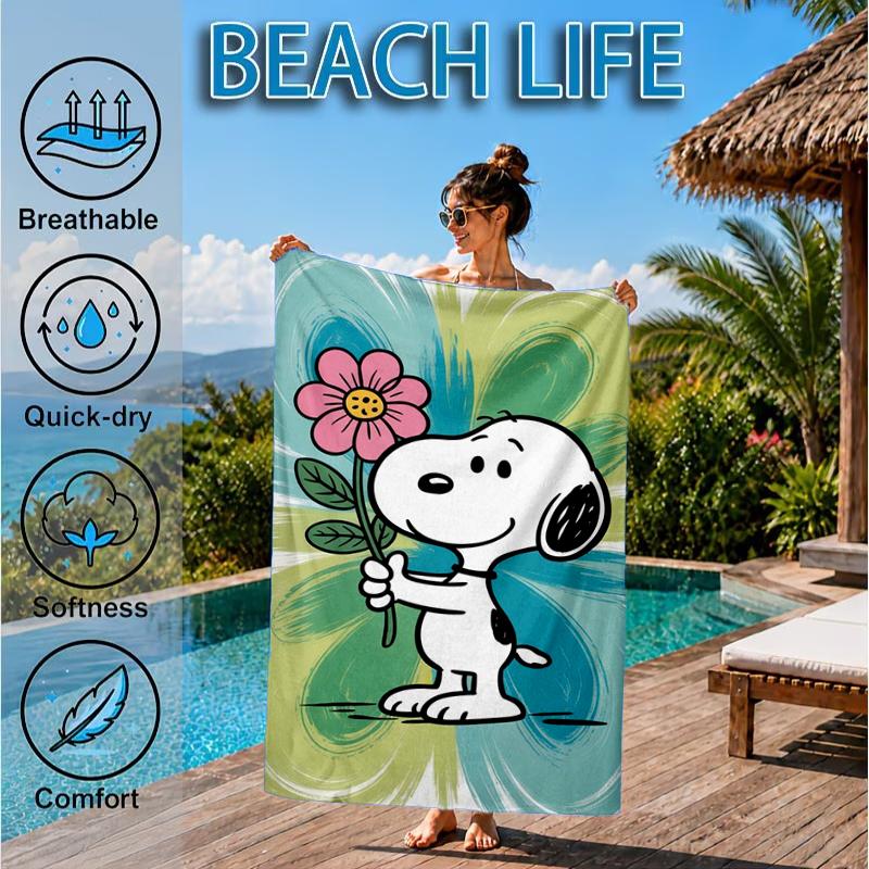 Cute Dog Heartfelt Night Beach Towel, Microfiber Beach Towel, Perfect For Pool, Beach, Travel, Home Decor Beach Party Fan gifts