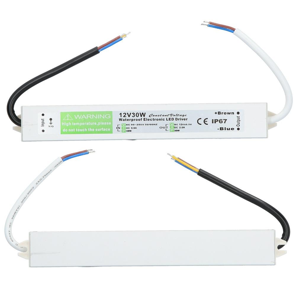 30W Waterproof Power Supply AC90-250V Input LED Driver Transformer LED Display