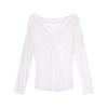 Two-Way Wear Niche Style Long Sleeves Thin Loose Sun Protective Blouse