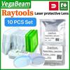 10 PCS set Raytools Original Protective Lens 37x7mm Laser Optical Protection Windows 27.9x4.1mm 211LCG0020 Fiber Cut Head Parts