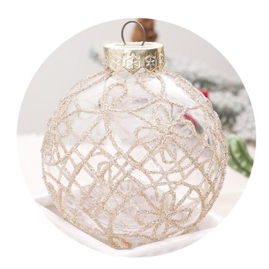 6 шт. небьющиеся рождественские шары украшения елочные подвесные шары уникальные праздничные украшения