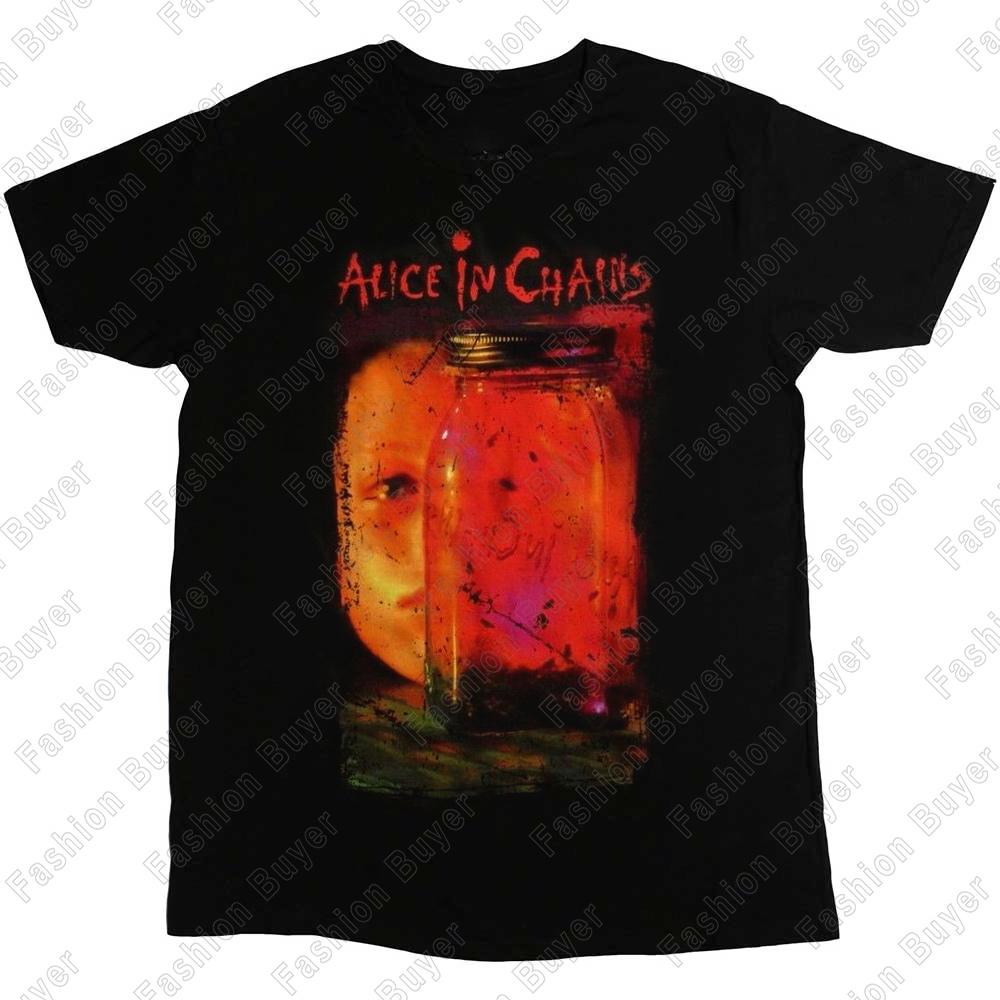 Rock Band Alice in Chains Jar of Flies Album Graphic Tshirt Mens Women Gothic Punk Pop Music Streetwear Male Fashion T Shirts