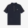 FRED PERRY [Sharp] Cable Tape Polo Shirt - Navy Afpm2612450-608