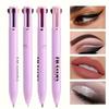 4 In 1 Makeup Pen Eyebrow Pencil Waterproof Drawing Eye Brow Long Lasting Easy Color Eyeliner Eyebrow Pen Sweatproof Makeup Pen