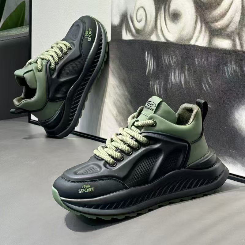 Thick-soled Dad Shoes Men's Spring New Style Men's Versatile Teen Sports Casual Fashion Trend Men's Shoes